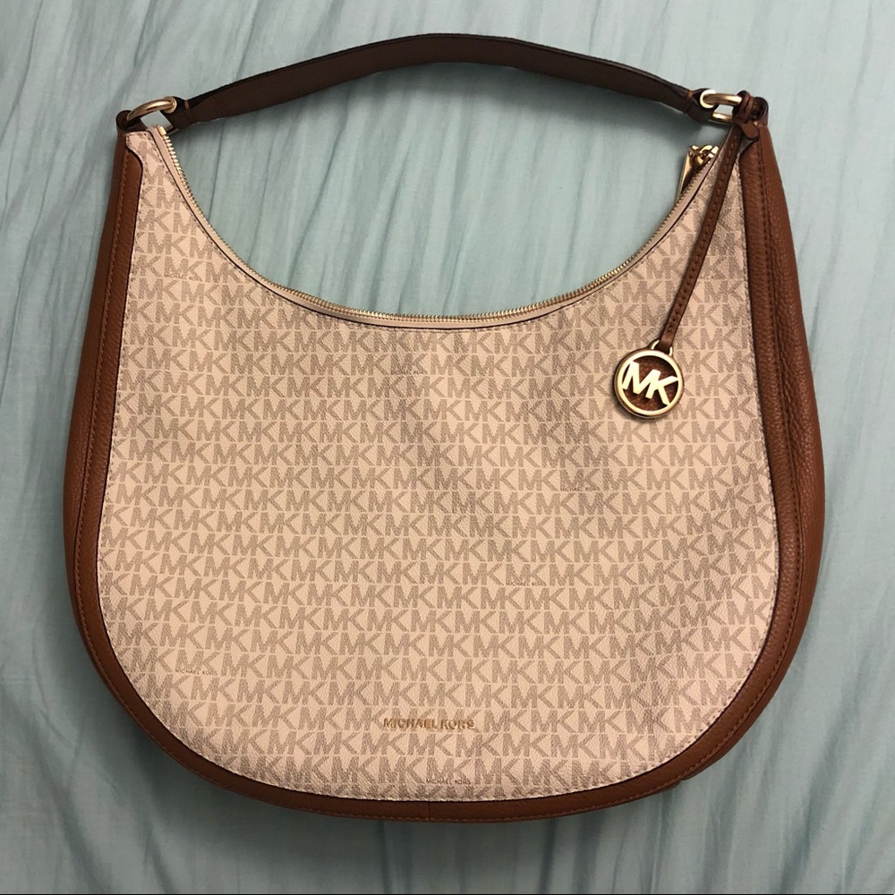 Michael Kors Lydia Large Signature Hobo Handbag